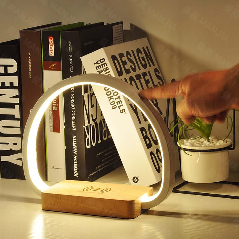 Bedside Lamp Wireless Charger