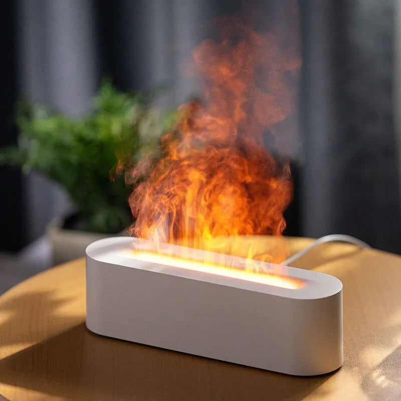 Flame Aroma Diffuser Humidifier with USB