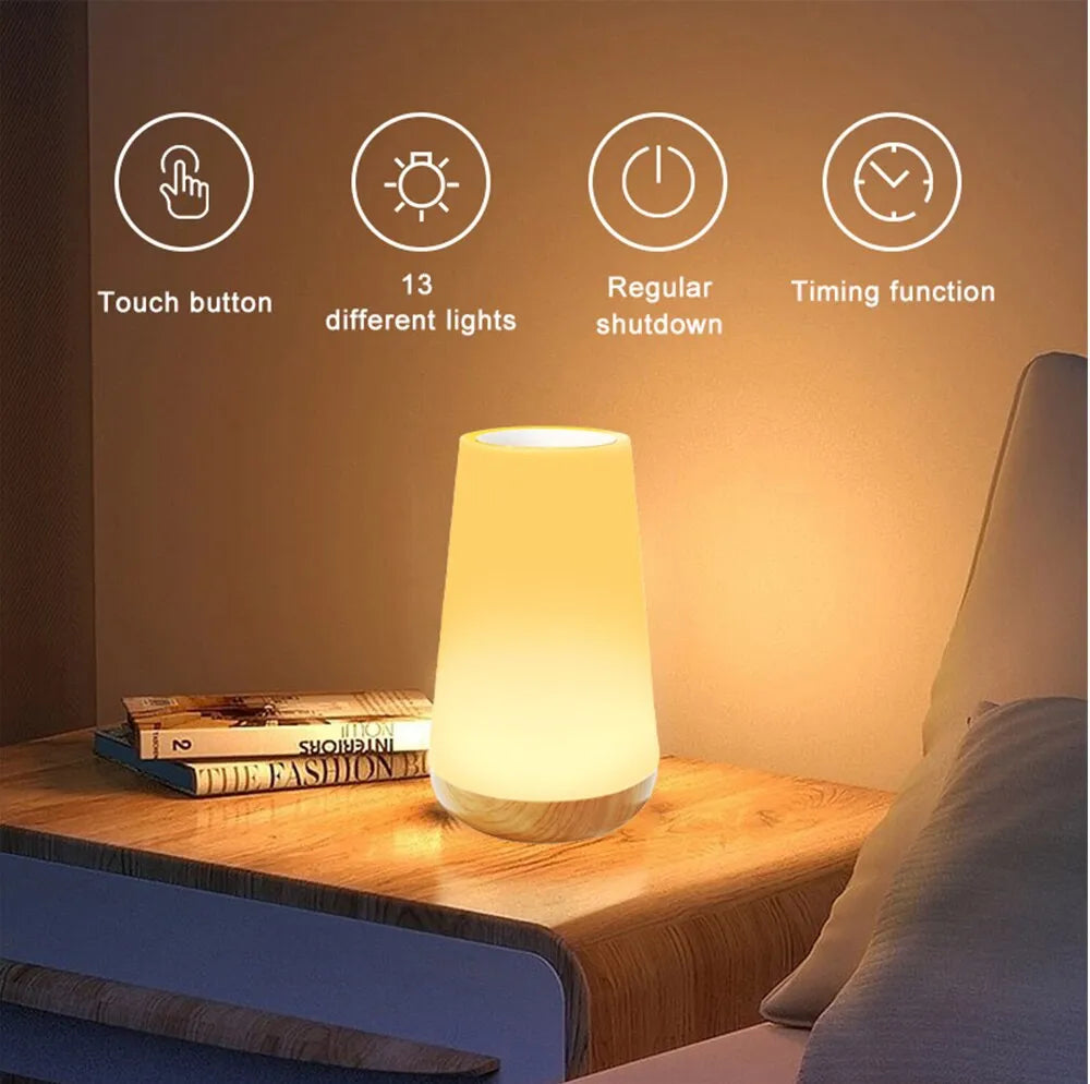 Colour Changing Night Light with 13 Colours and a Remote Control