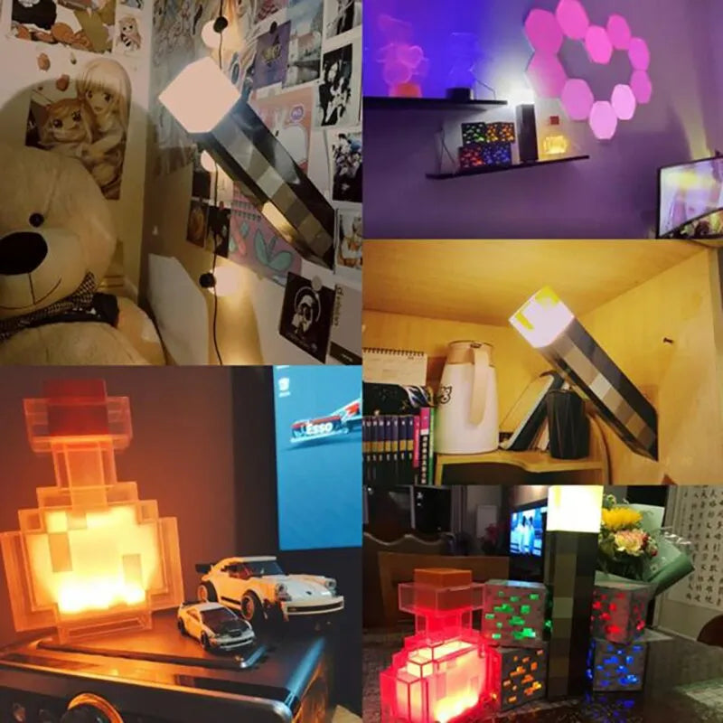 Brownstone Flashlight Torch Lamp Bedroom Decorative Light LED