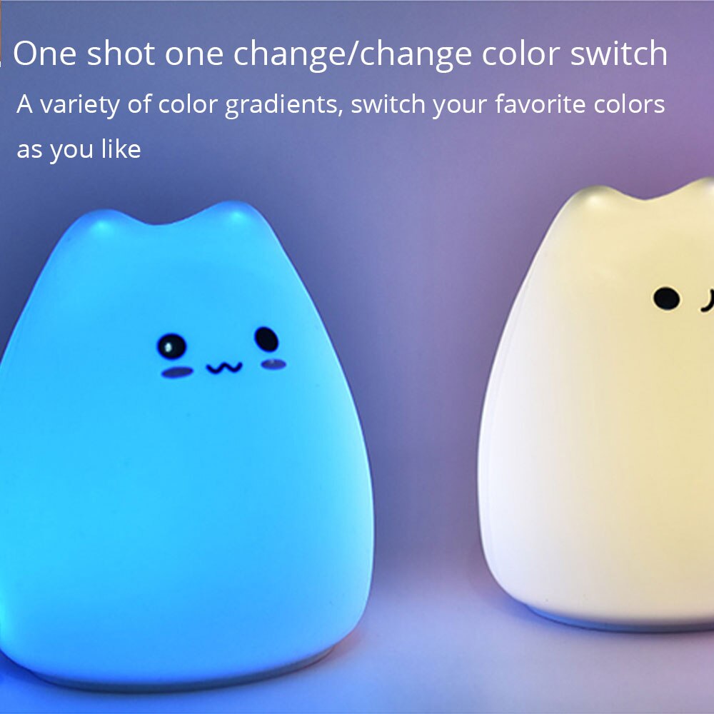 Mini Cat LED Cute Night Lamp