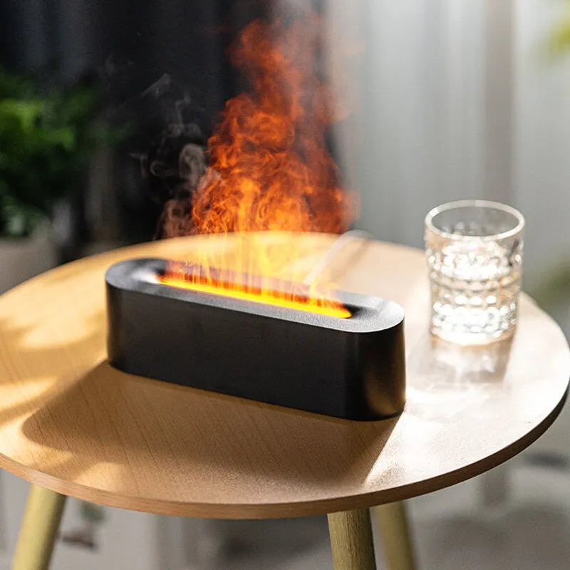 Flame Aroma Diffuser Humidifier with USB