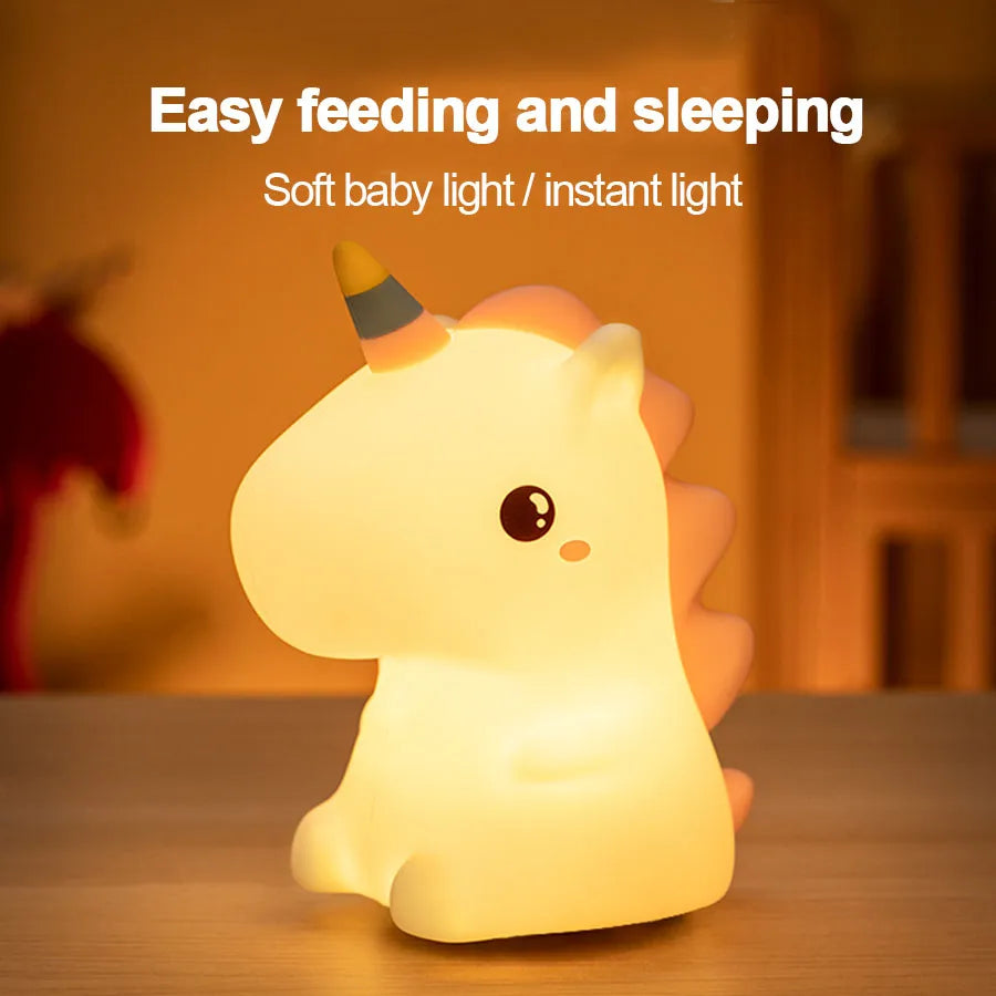 Unicorn Silicone LED Night Light