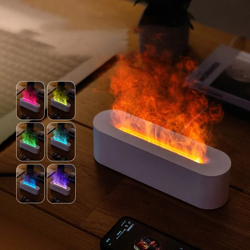 Flame Aroma Diffuser Humidifier with USB