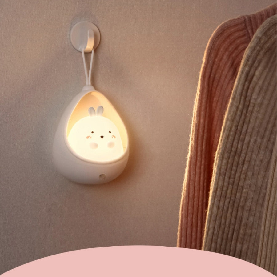 Hanging Rabbit LED Lamp with motion sensor